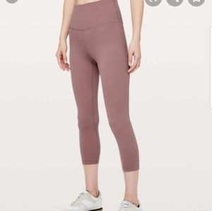 Rare Lululemon Align Spanish Oak 2 Crop 